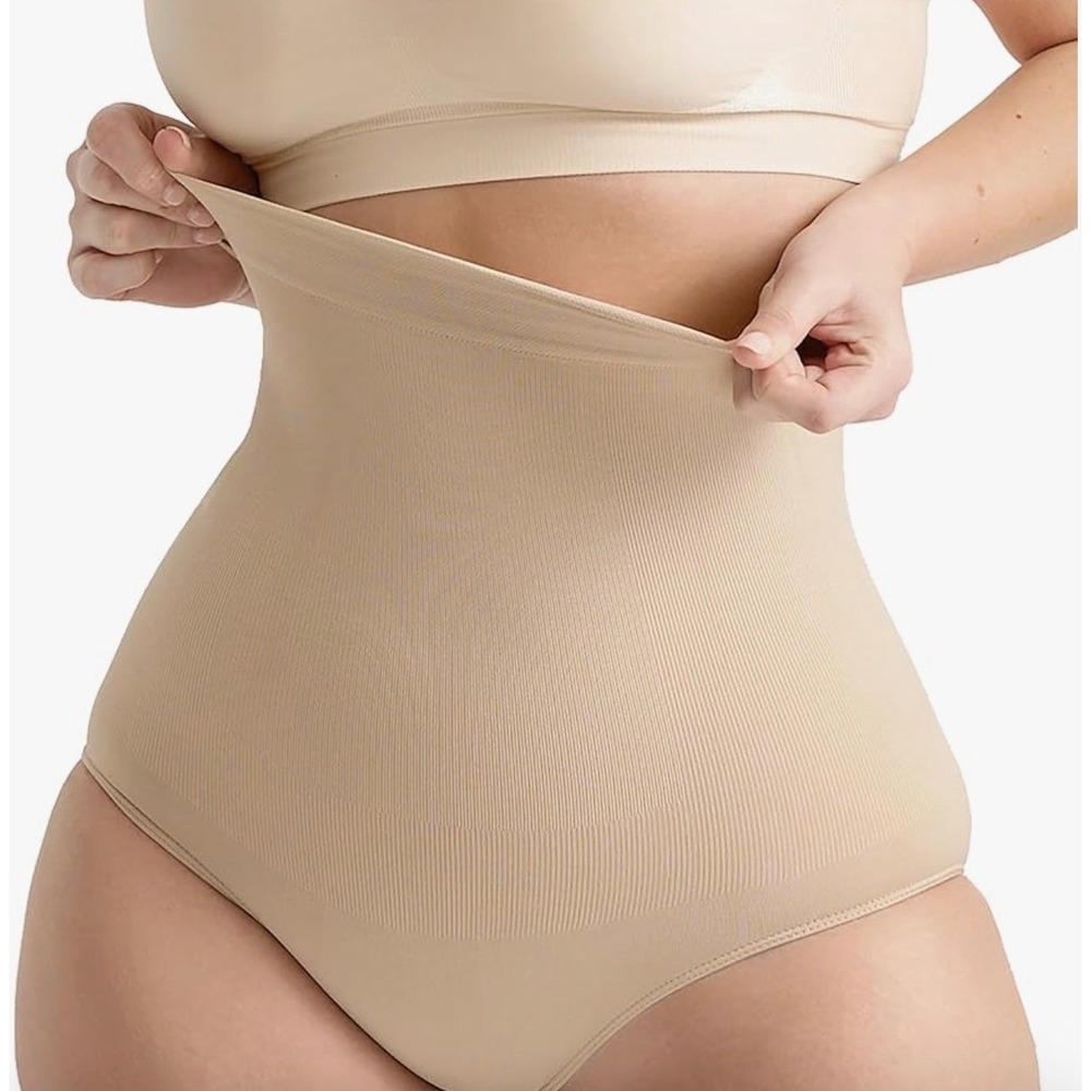 Shapermint Essentials High-Waisted Shaper Panty Beige Size M/L NEW